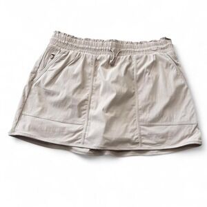 90 Degrees By Reflex Tan Athletic Skort, Women's Size XL